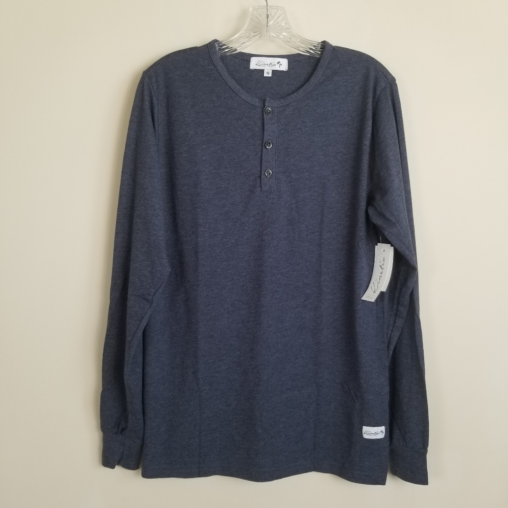 Kinetix Long Sleeve Henley Shirt Small NWT